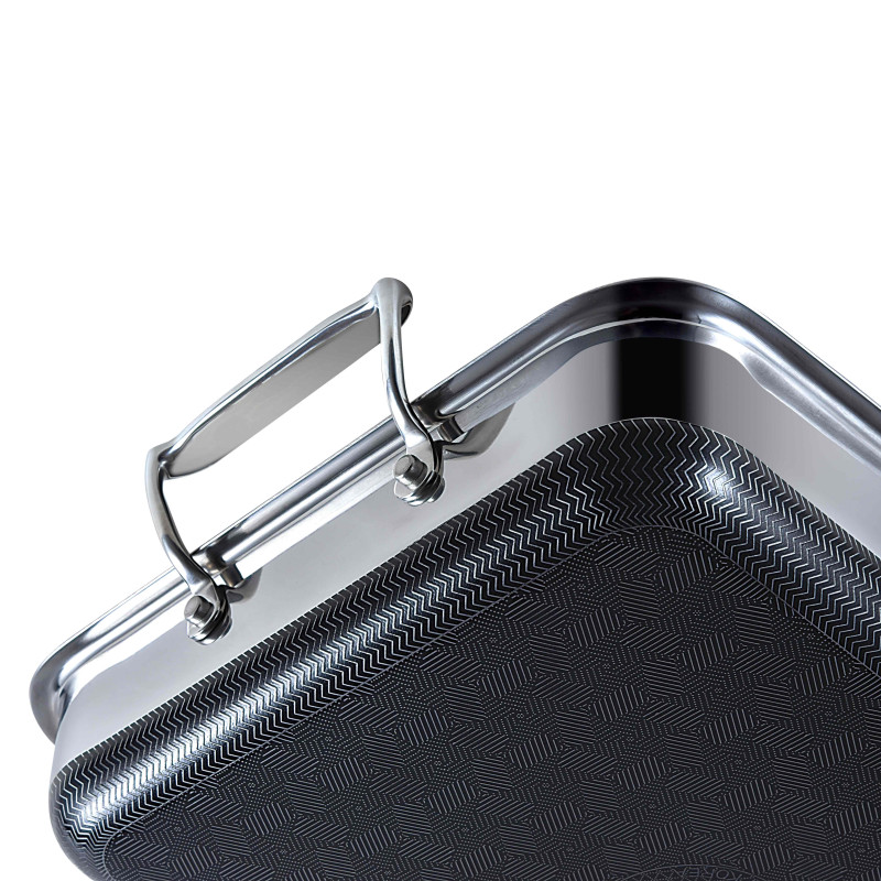 Tavă din inox VERRO-TRAY, 30 × 25 cm, 3 straturi,2
