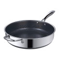 Tigaie adâncă din inox și ceramică fără PFAS, antiaderentă 28 cm