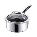 Cratiță Inox și ceramică, 1.8 L, fără PFAS, 16 cm, antiaderentă