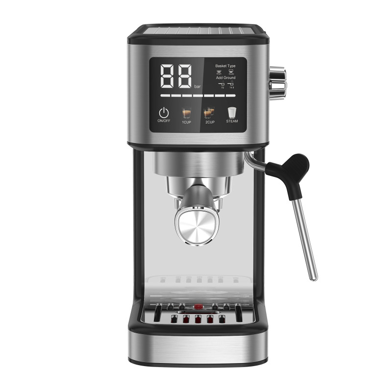 Espressor manual ELEGANZA, 1500 W, 20 bari, spumare lapte, volum reglabil