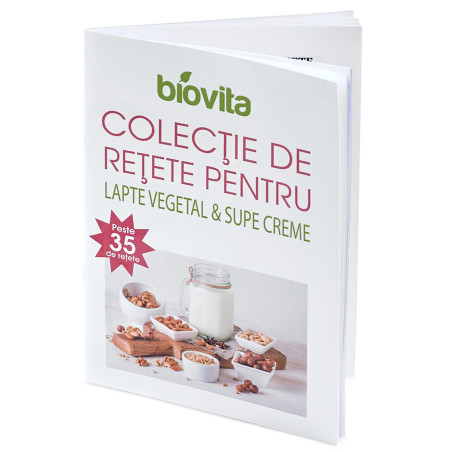 Brosura cu rețete pentru lapte vegetal și supe creme