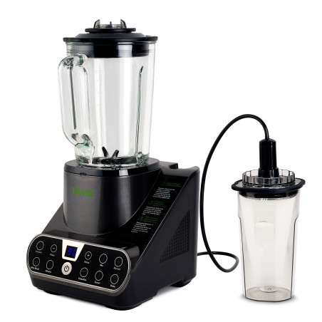 Blender cu mixare în vid, 1300W, Vas din sticlă 1.5 Litri, 7 Programe, fără BPA