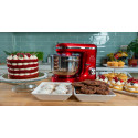 Mixer cu bol de 6L din inox, putere 1500W, Roșu