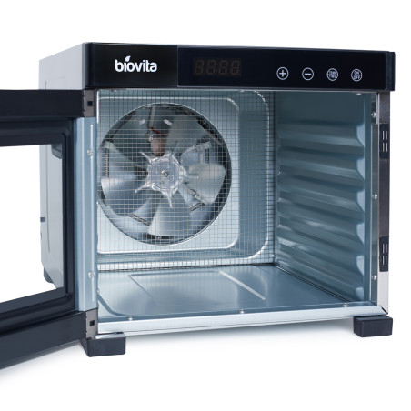 Deshidrator cu 6 tăvi Biovita DELUXE-6, carcasă și tăvi din inox