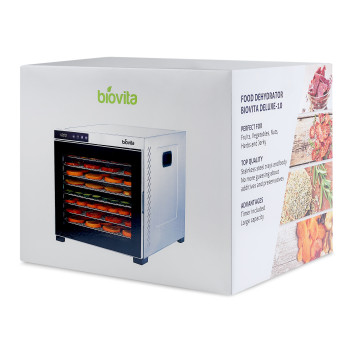 Deshidrator cu 10 tavi inox Biovita DELUXE-10