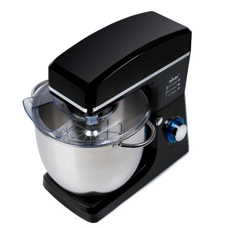 Mixer cu bol de 10L din inox, putere 1500W, Negru